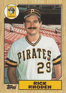 1987 Topps Baseball Rick Rhoden #365