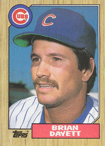 1987 Topps Baseball Brian Dayett #369