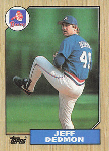 1987 Topps Baseball Jeff Dedmon #373