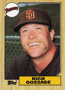 1987 Topps Baseball Rich Gossage #380