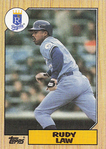 1987 Topps Baseball Rudy Law #382