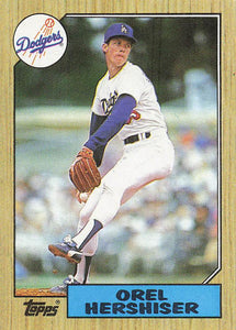 1987 Topps Baseball Orel Hershiser #385