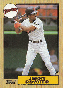 1987 Topps Baseball Jerry Royster #403