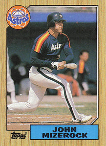 1987 Topps Baseball John Mizerock #408