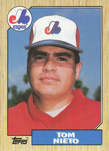 1987 Topps Baseball Tom Nieto #416