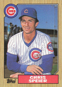 1987 Topps Baseball Chris Speier #424