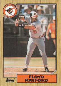 1987 Topps Baseball Floyd Rayford #426