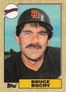 1987 Topps Baseball Bruce Bochy #428