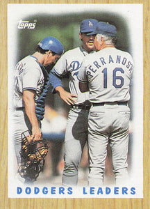 1987 Topps Baseball Dodgers Leaders #431