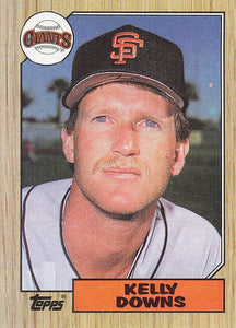1987 Topps Baseball Kelly Downs #438