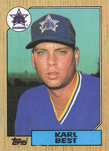 1987 Topps Baseball Karl Best #439