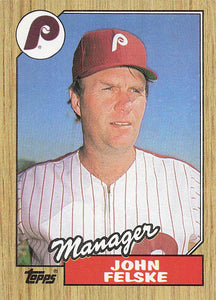 1987 Topps Baseball John Felske #443
