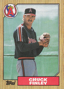 1987 Topps Baseball Chuck Finley #446