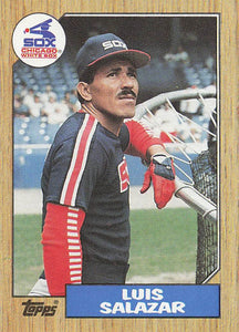 1987 Topps Baseball Luis Salazar #454