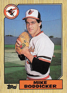 1987 Topps Baseball Mike Boddicker #455