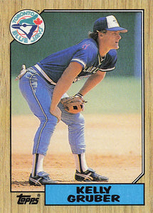 1987 Topps Baseball Kelly Gruber #458