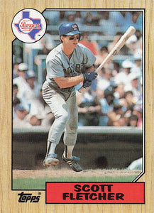 1987 Topps Baseball Scott Fletcher #462