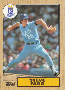 1987 Topps Baseball Steve Farr #473