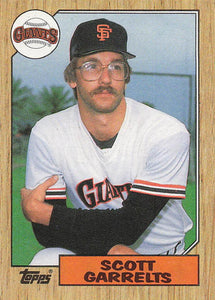 1987 Topps Baseball Scott Garrelts #475