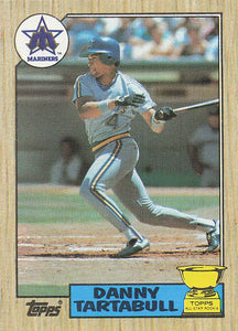 1987 Topps Baseball Danny Tartabull #476