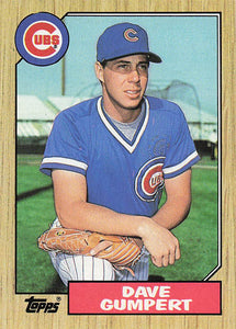 1987 Topps Baseball Dave Gumpert #487