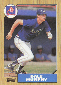 1987 Topps Baseball Dale Murphy #490