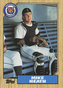 1987 Topps Baseball Mike Heath #492
