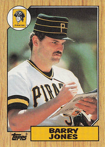 1987 Topps Baseball Barry Jones #494