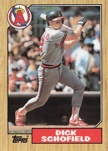 1987 Topps Baseball Dick Schofield #502