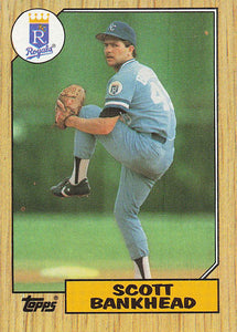 1987 Topps Baseball Scott Bankhead #508