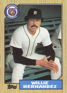 1987 Topps Baseball Willie Hernandez #515