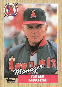 1987 Topps Baseball Gene Mauch #518
