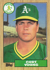 1987 Topps Baseball Curt Young #519