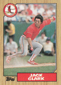 1987 Topps Baseball Jack Clark #520