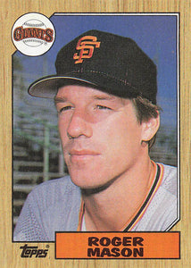 1987 Topps Baseball Roger Mason #528