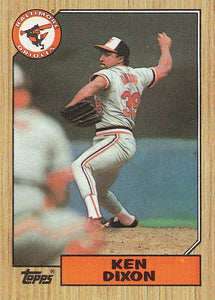 1987 Topps Baseball Ken Dixon #528