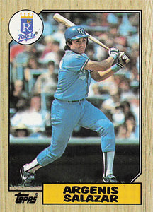 1987 Topps Baseball Argenis Salazar #533