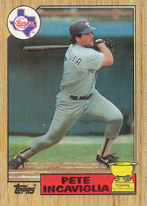1987 Topps Baseball Pete Incaviglia #550