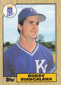 1987 Topps Baseball Buddy Biancalana #554