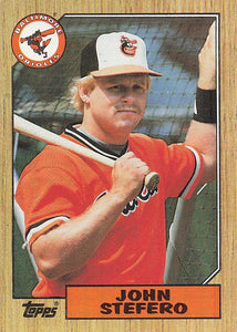 1987 Topps Baseball John Steffero #563