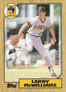 1987 Topps Baseball Rediscover Topps Larry McWilliams #564