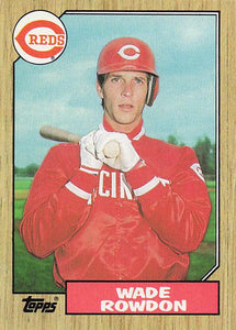 1987 Topps Baseball Wade Rowdon #569