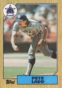1987 Topps Baseball Pete Ladd #572