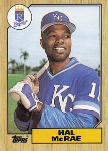 1987 Topps Baseball Hal McRae #573