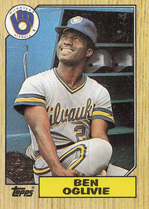 1987 Topps Baseball Ben Oglivie #586