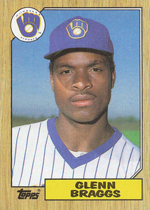 1987 Topps Baseball Glenn Braggs #622