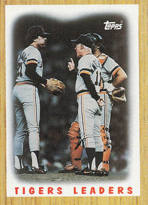 1987 Topps Baseball Tigers Leaders #631