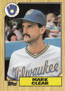1987 Topps Baseball Mark Clear #640