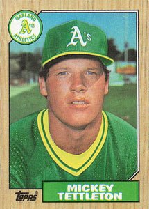 1987 Topps Baseball Mickey Tettleton #649