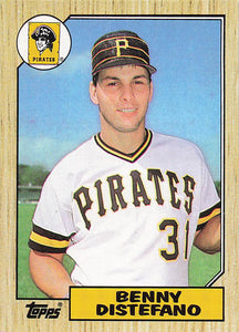 1987 Topps Baseball Benny Distefano #651